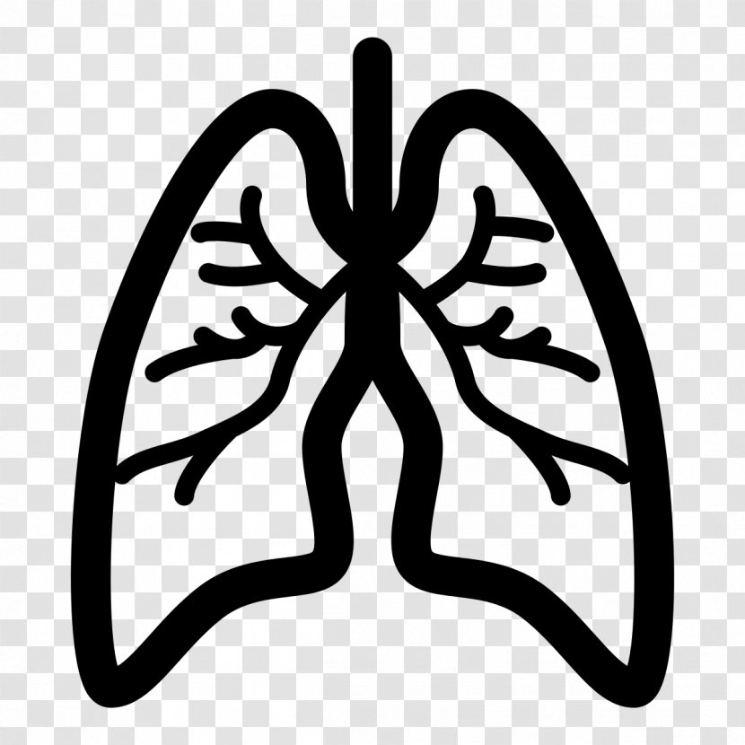 Lung Chronic Obstructive Pulmonary Disease Asthma Respiration Condition - Silhouette - Lungs Transparent PNG