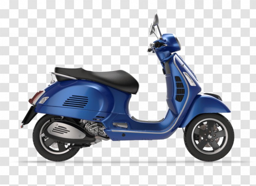 Piaggio Vespa GTS 300 Super Scooter Motorcycle - Motorized Transparent PNG