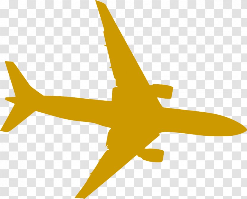 Airplane Silhouette Clip Art - Drawing - Aircraft Transparent PNG