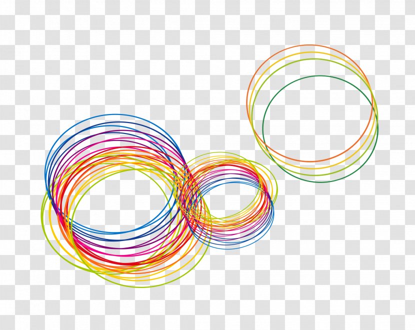 Poster Computer File - Wire - Colored Lines Transparent PNG
