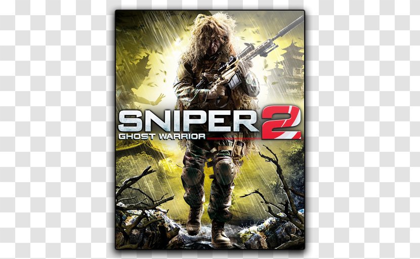 Sniper: Ghost Warrior 2 Xbox 360 3 Game - Army Transparent PNG