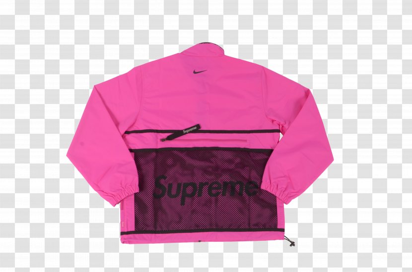 T-shirt Supreme Sleeve Nike Top - Pink Transparent PNG