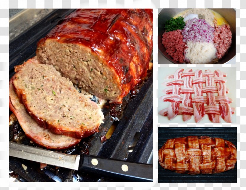 Roast Beef Meatloaf Food Roasting - Bacon Transparent PNG