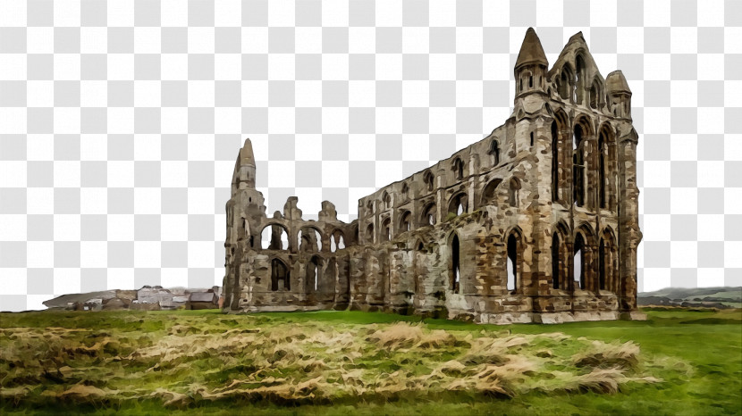 Ruins Medieval Architecture Architecture Whitby Abbey Transparent PNG