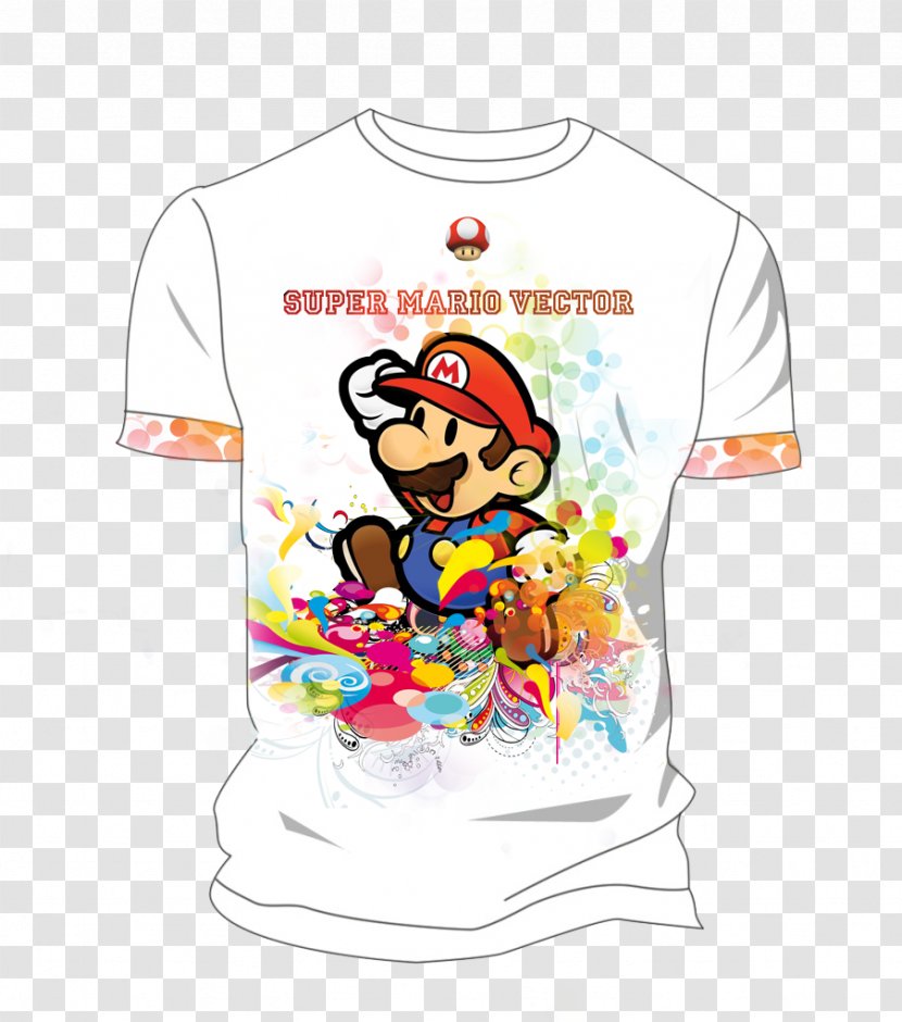 Super Paper Mario Wii T-shirt Series - Brand Transparent PNG