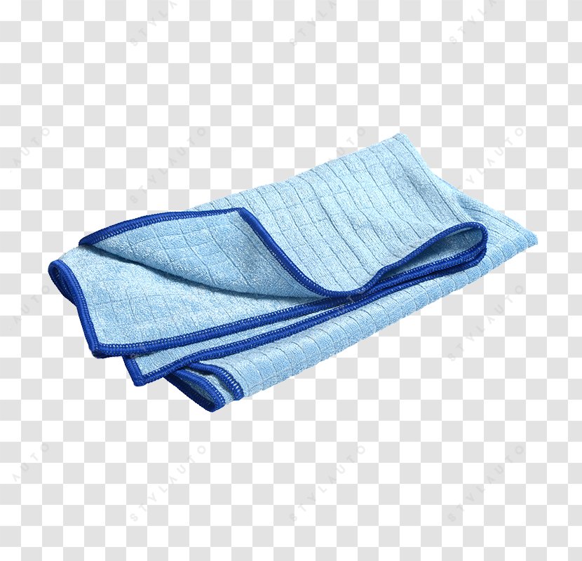 Towel Textile - Electric Blue - Design Transparent PNG