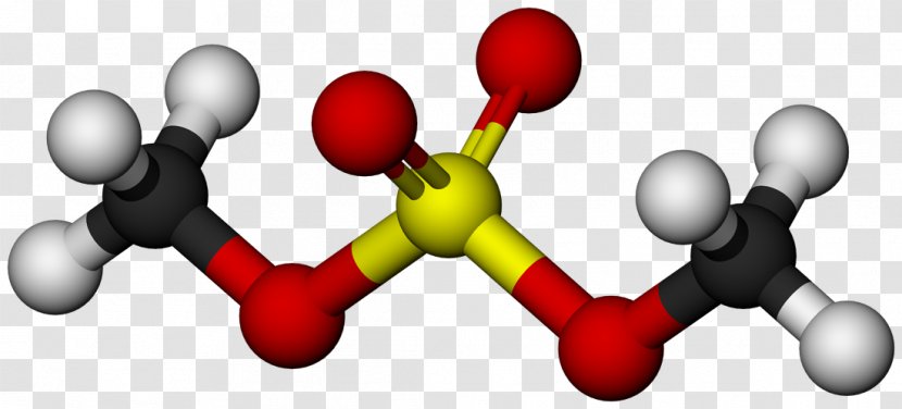 Dimethyl Sulfate Molecule Chemistry Methyl Group Ball-and-stick Model - Chemical Compound - Science Transparent PNG