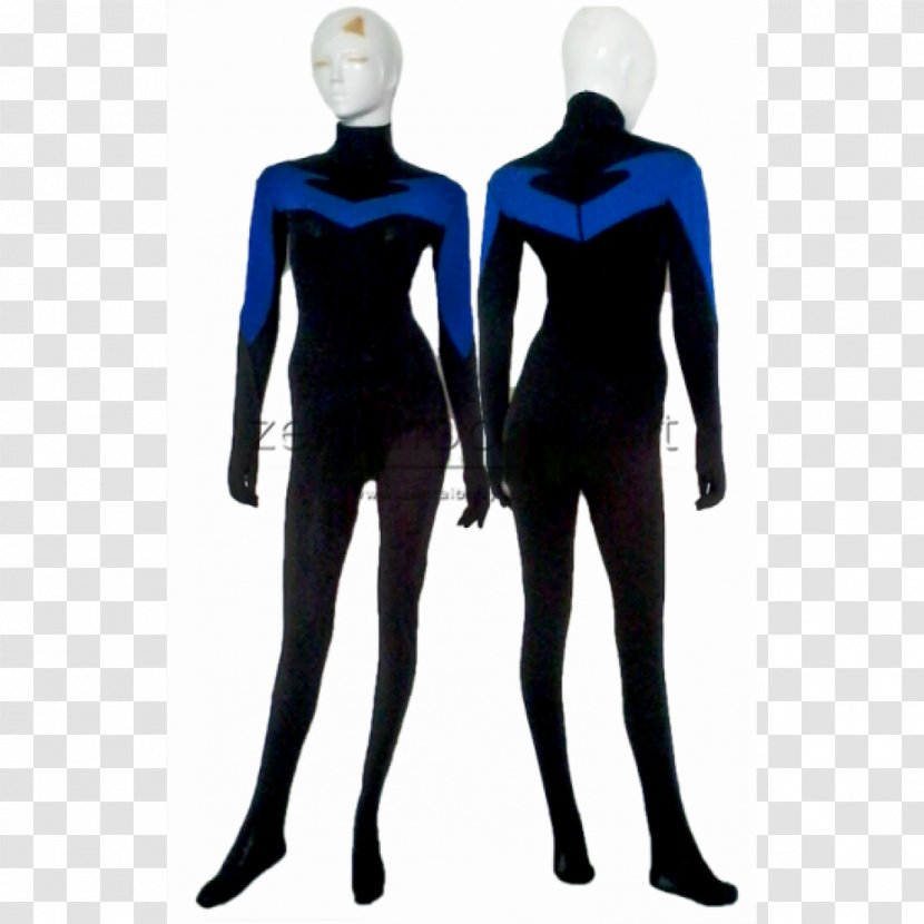 Spandex Nightwing Catsuit Costume Zentai Transparent PNG