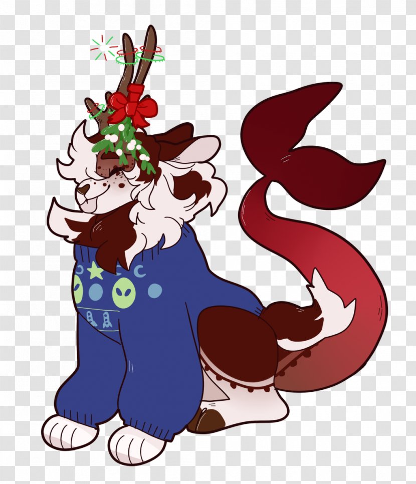 Reindeer Christmas Decoration - Tail - Capricorn Transparent PNG