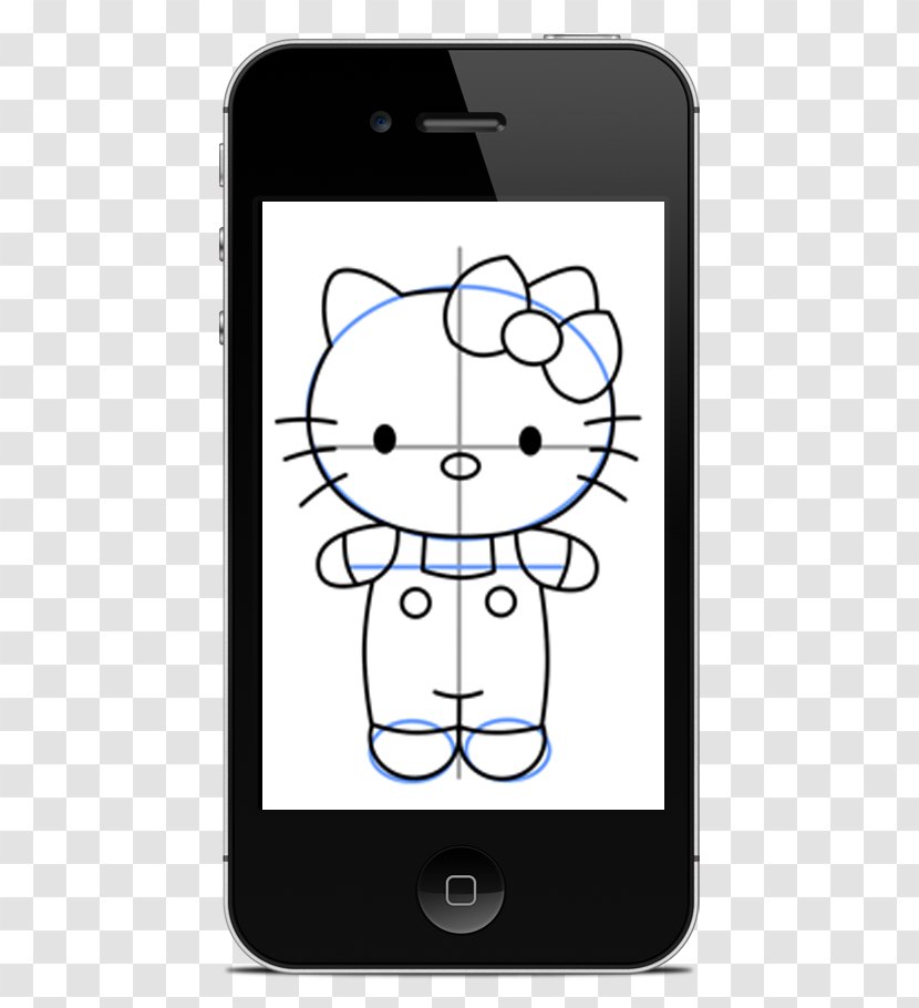Hello Kitty Drawing Cat Mashimaro Cartoon - Technology - How To Draw Masha And The Bear Step By Transparent PNG