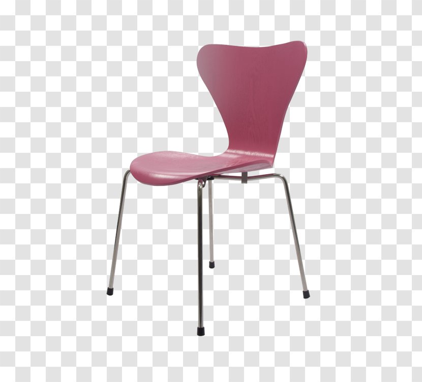 Model 3107 Chair Egg Fritz Hansen Furniture - Indian Red Transparent PNG