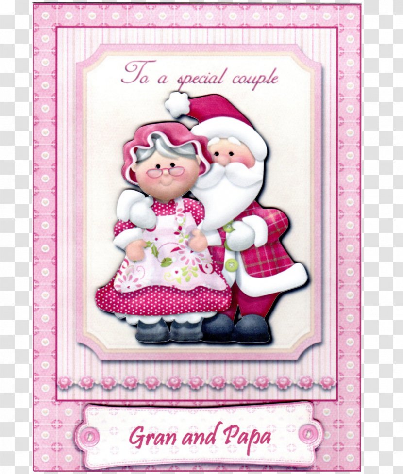 Christmas Ornament Santa Claus Mrs. Greeting & Note Cards - Card Transparent PNG