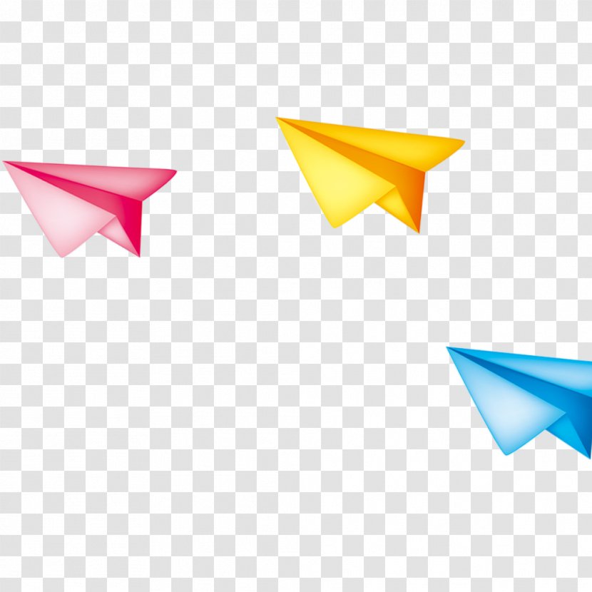 Paper Plane Airplane Clip Art - Origami Transparent PNG