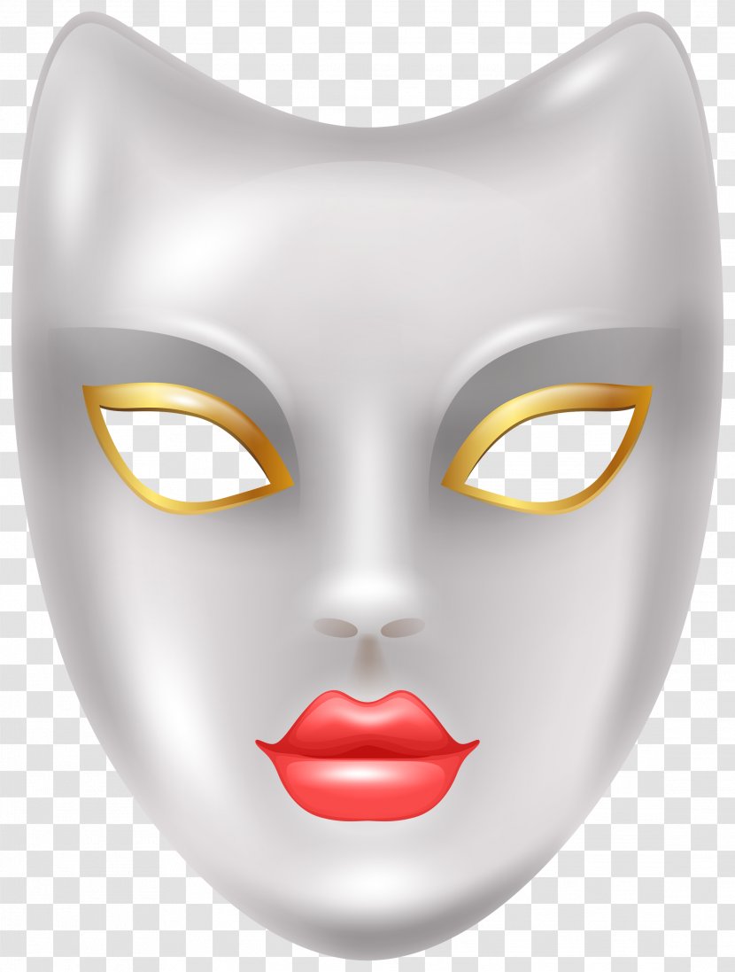 Face Lip Head Masque Nose - Cheek - Eye Forehead Transparent PNG