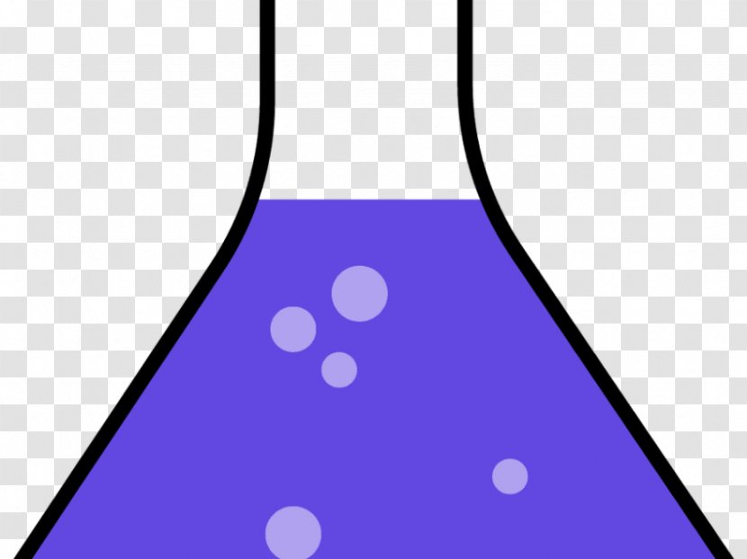 Beaker Laboratory Flasks Clip Art - Purple - Cience Transparent PNG