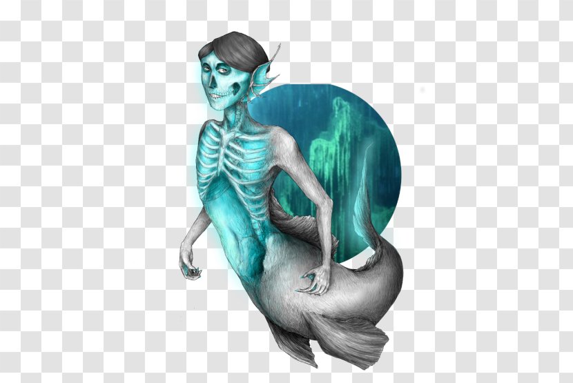 Mermaid Figurine Joint Organism - Fictional Character Transparent PNG