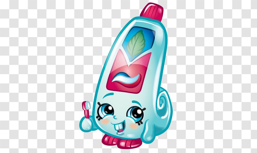 Shopkins Toothpaste Drawing Trash Pack - Fictional Character Transparent PNG
