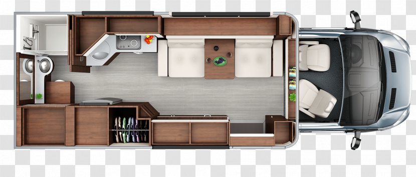 Campervans Floor Plan House - Van Transparent PNG