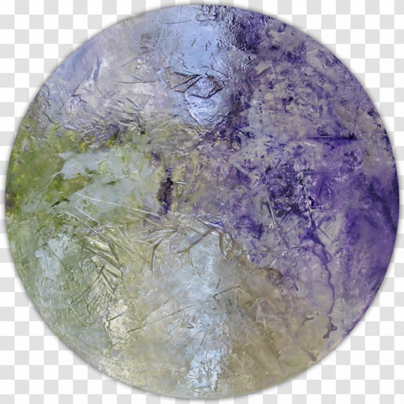 Mineral Sphere - Purple - Abstract Transparent PNG
