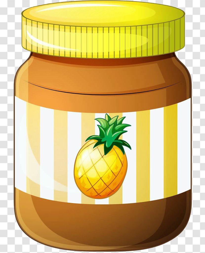 Pineapple Fruit Preserves Clip Art - Royaltyfree - Pineapple,can Transparent PNG