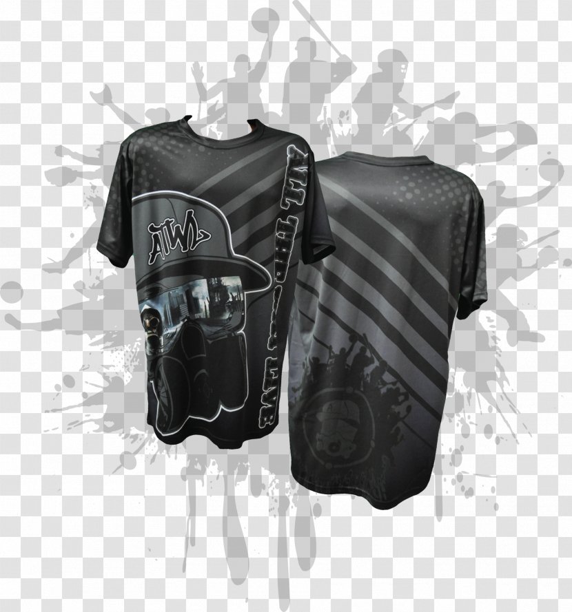T-shirt Jersey Sleeve Strikeout - Gas Mask Hoodie Transparent PNG