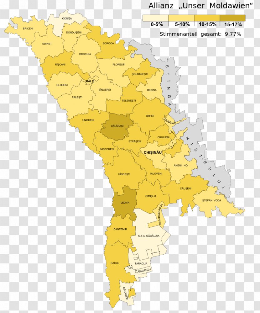 Moldovan Parliamentary Election, April 2009 Liberal Party Wikipedia Map Transparent PNG