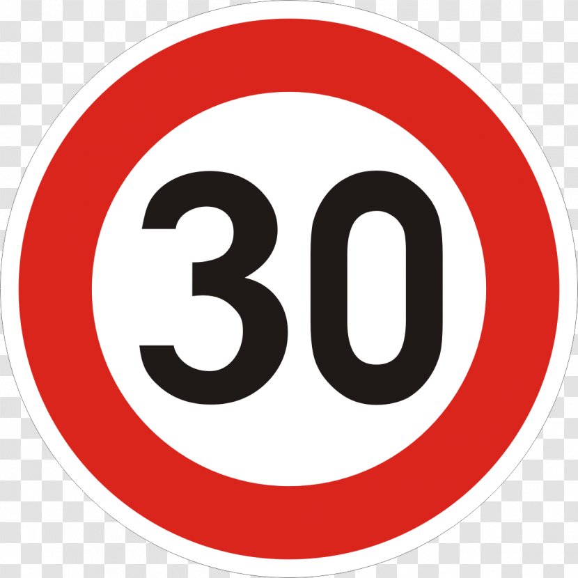 Traffic Sign Speed Limit Clip Art - Signage - Tempo Transparent PNG