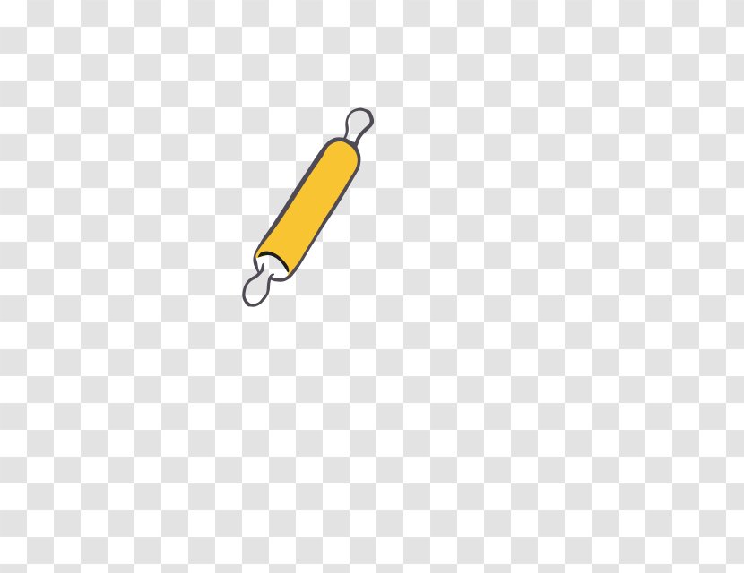 Material Line - Yellow - Rolling Pin Transparent PNG