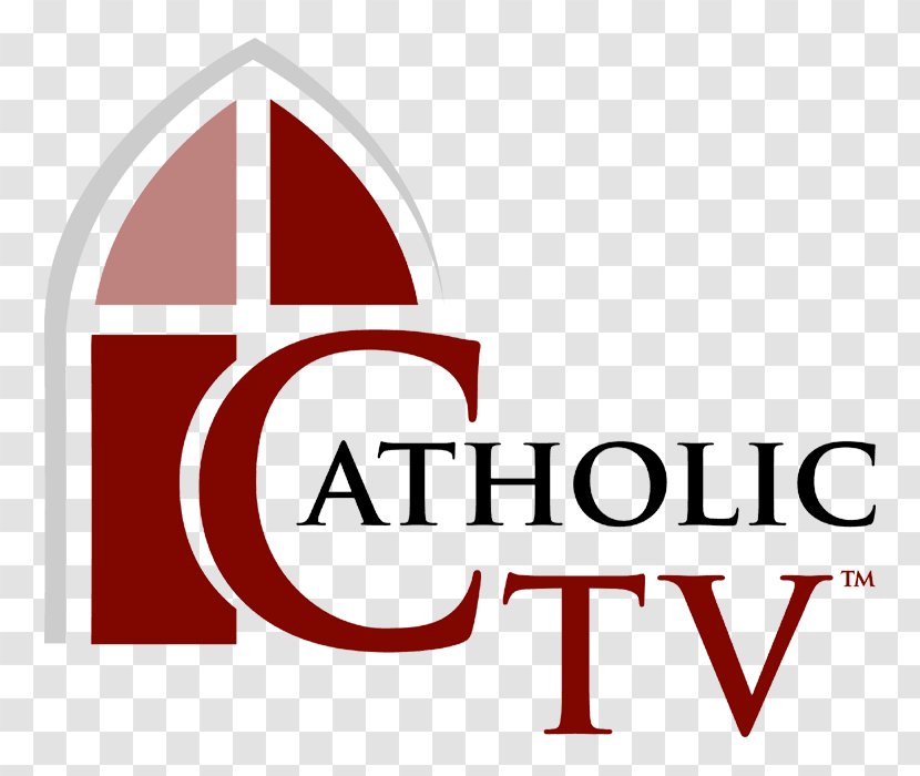 CatholicTV Television Religious Broadcasting Logo Brand - Woodlawn Cemetery Tampa Transparent PNG