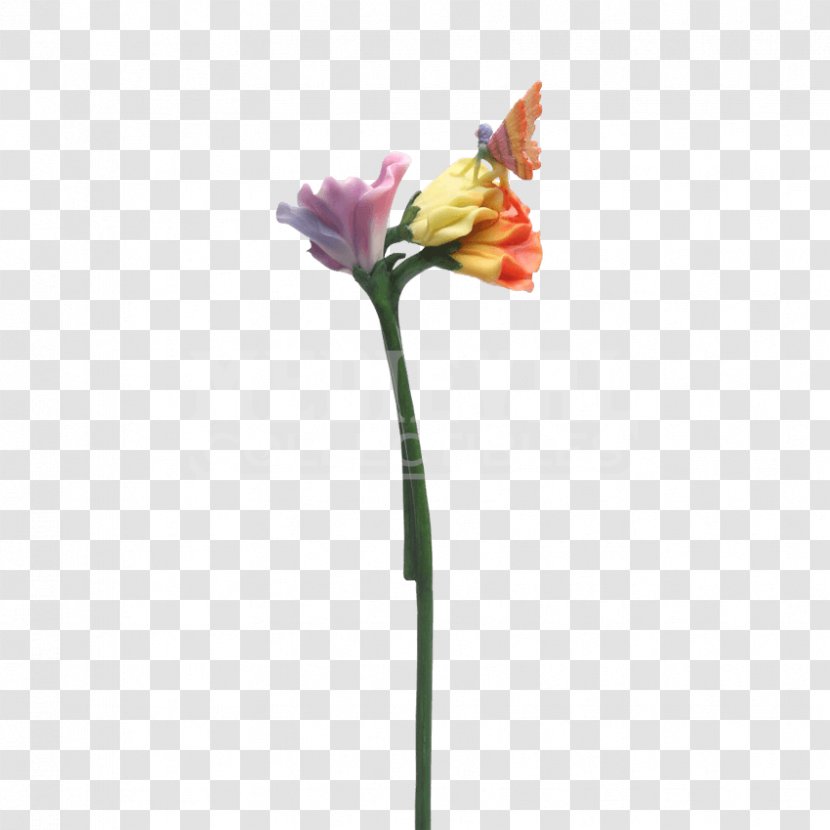 Plant Stem Sweet Pea Cut Flowers Artificial Flower - Moths And Butterflies - The Fairy Scatters Transparent PNG
