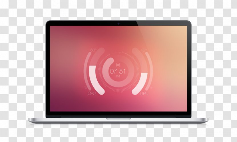 Laptop Rainmeter System Monitor Graphics Processing Unit Skin Transparent PNG