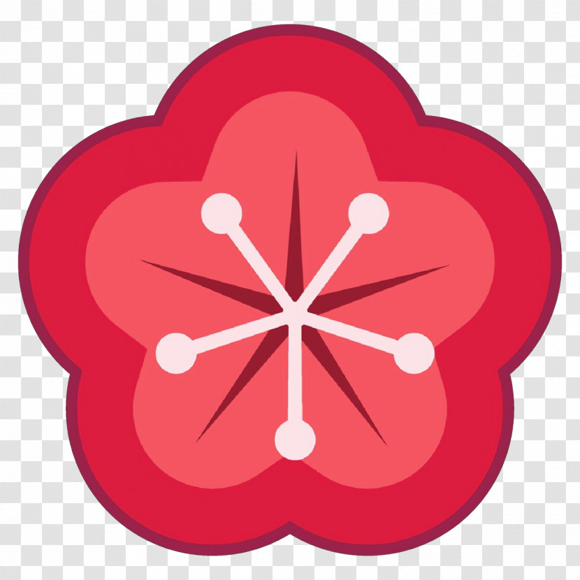 Red Pink Clock Symbol Heart Transparent PNG