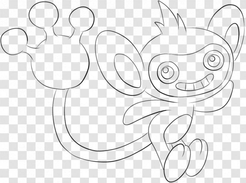 Line Art Coloring Book Drawing Character - Heart Transparent PNG