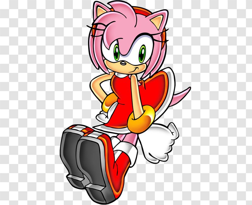 Sonic Adventure 2 Heroes Amy Rose Shadow The Hedgehog - Heart Transparent PNG