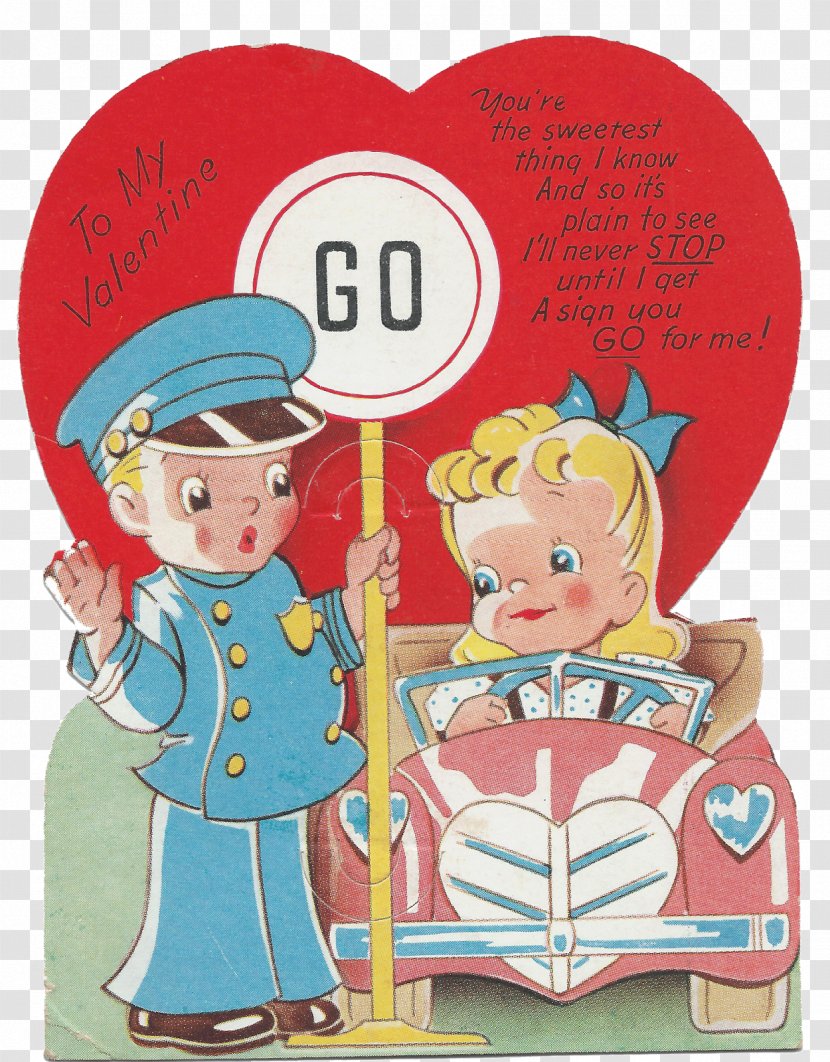 Valentine's Day Police Officer The Fast One - Friendship Transparent PNG