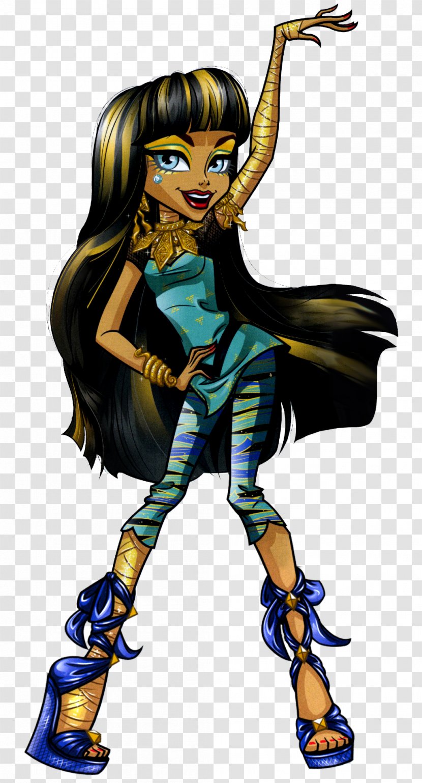 Cleo DeNile Monster High Doll Lagoona Blue - Art - First Day Of School Transparent PNG