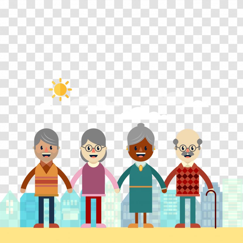 International Day For Older Persons Old Age Grandparent Elderly - Child - At Transparent PNG