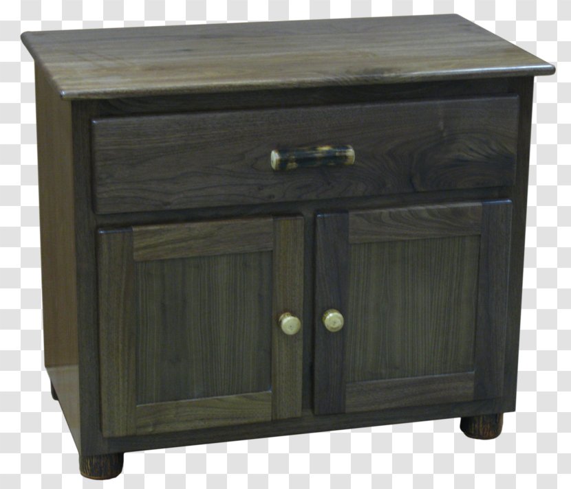 Drawer Bedside Tables Hickory Buffets & Sideboards Wood - Idea - Trestle Table Transparent PNG