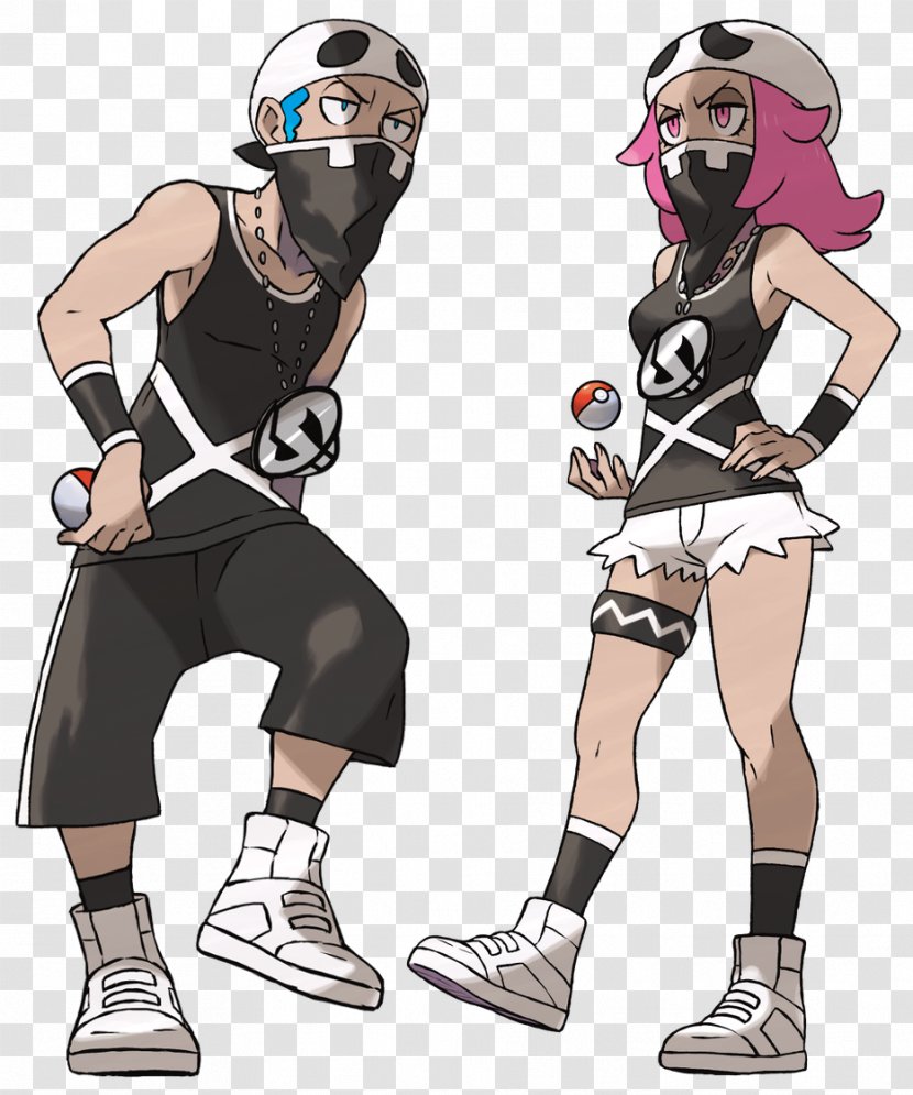 Pokémon Sun And Moon Ultra Team Skull Pokemon Black & White Omega Ruby Alpha Sapphire - Baseball Equipment - Mechanic Transparent PNG