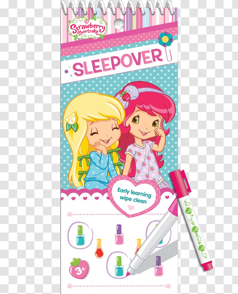 Shortcake Sleepover Toy Pink M Party - Supply Transparent PNG