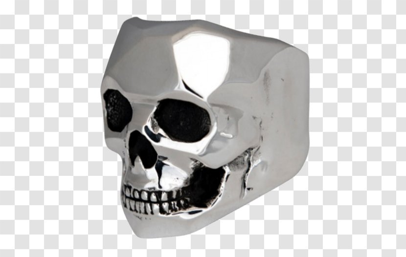 Silver Skull Body Jewellery - Scary Transparent PNG