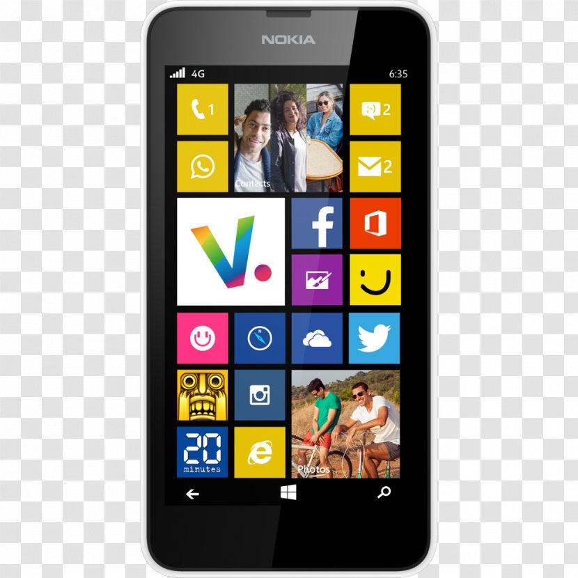 Nokia Lumia 630 520 Microsoft 532 諾基亞 Telephone - Cellular Network - Smartphone Transparent PNG