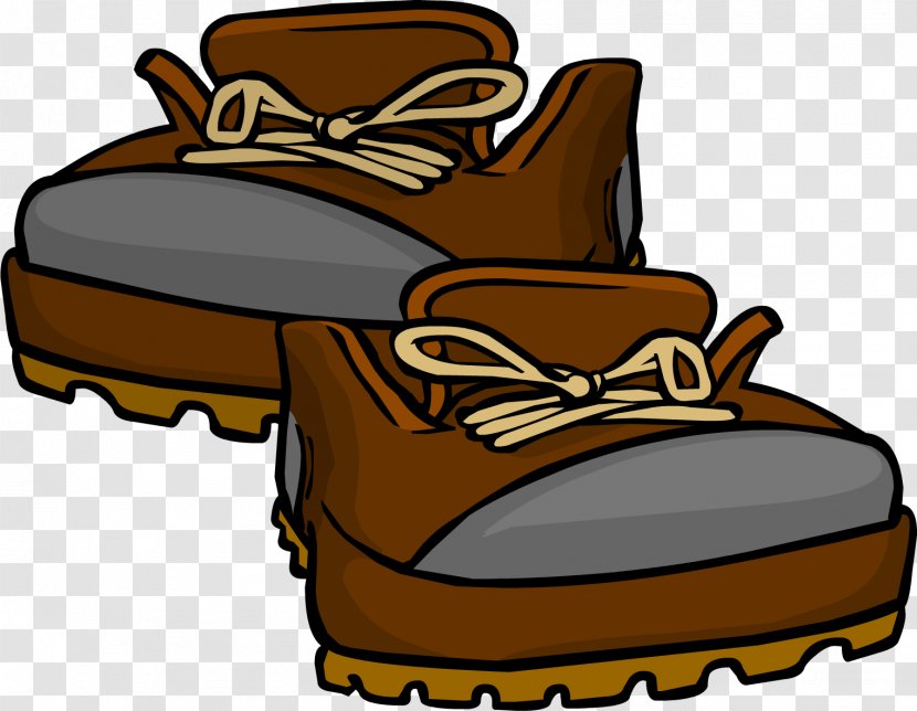 Clip Art Club Penguin Hiking Boot - Artwork Transparent PNG