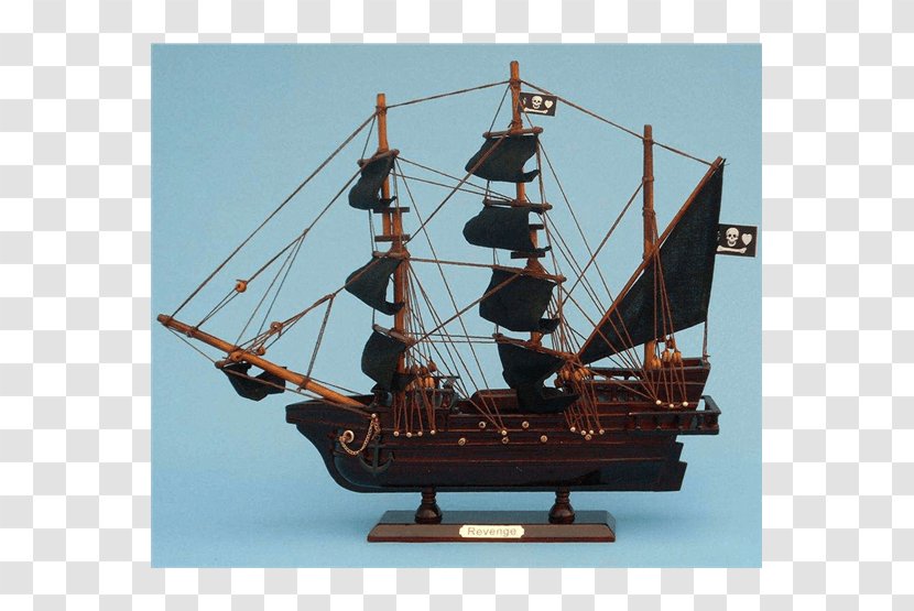 Wooden Ship Model Piracy Black Pearl - Sailing Transparent PNG