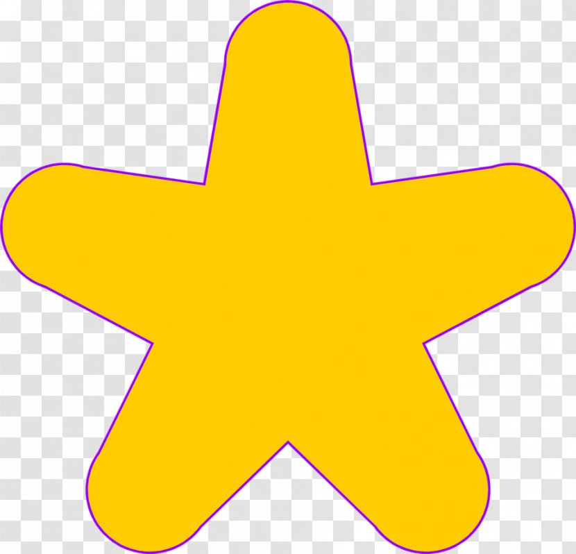 Download Clip Art - Star - Yellow Transparent PNG