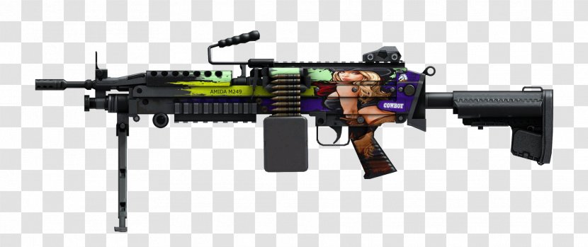 M249 Light Machine Gun Firearm Ghost In The Shell: Stand Alone Complex - First Assault OnlineMachine Transparent PNG