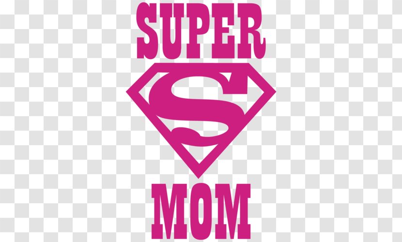 Superman Logo Batman Sticker - Pink - Super Mom Transparent PNG