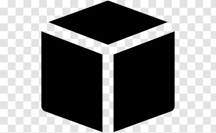 Cube File - Black - End Table Transparent PNG
