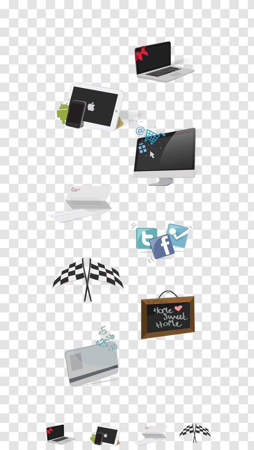 Electronics Accessory Product Design Logo - Vector Character Illustration Transparent PNG