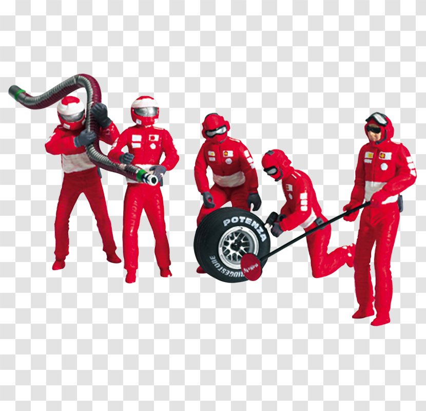 Carrera Pit Stop Slot Car Race Track - Fictional Character - Rowing Teamwork Cartoons Transparent PNG